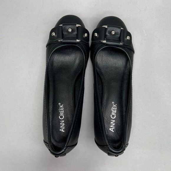 Ann Creek Women's Size‎ 8.5 Round Toe Classic Buckle Low Heels - Picture 8 of 11
